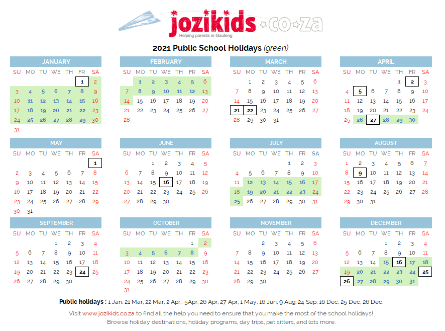 march 2021 school holidays