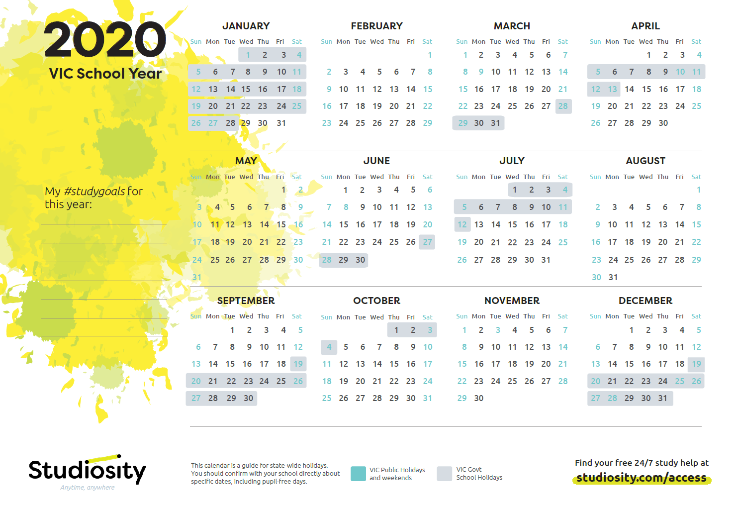 school holidays september 2020