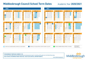 School term dates 2020/2021 - Middlesbrough Council