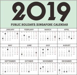 singapore school holidays 2019